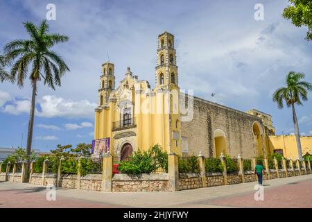 Kirche San Juan Bautista, Merida, Yucatan, Mexiko Stock Photo