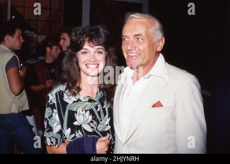 Deborah Van Valkenburgh and Ted Knight Circa 1980's Credit: Ralph Dominguez/MediaPunch Stock Photo