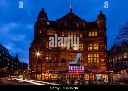 Priscilla Queen of the Desert playing at the Palace Theatre, Cambridge Circus, London Stock Photo