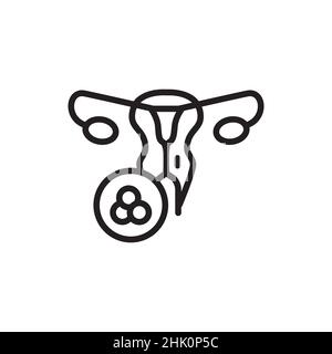 Candida fungi albicans color line icon. Isolated vector element. Outline pictogram for web page, mobile app, promo Stock Vector