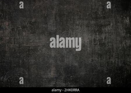 Old dark scratched metal texture grunge background Stock Photo