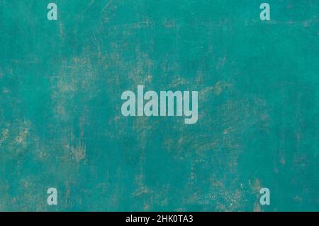Old turquoise grunge background or texture Stock Photo