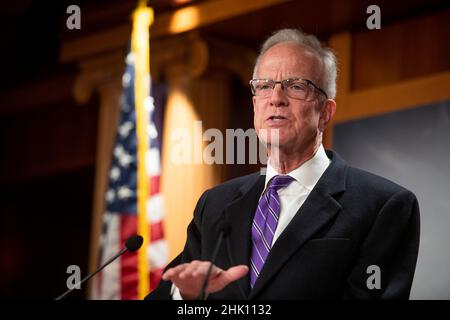 United States Senator Jerry Moran (Republican of Kansas), left, and ...