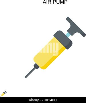 Air pump Simple vector icon. Illustration symbol design template for web mobile UI element. Stock Vector
