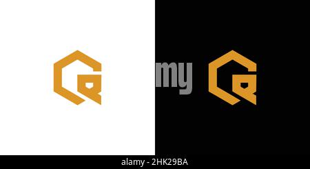 Modern and professional CP initials logo design Stock Vector