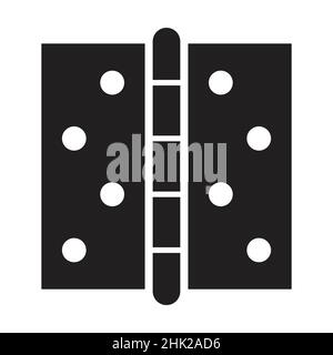 Door hinge icon vector for graphic design, logo, website, social media, mobile app, UI Stock Vector