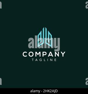 Modern and luxurious initial W letter logo Stock Vector