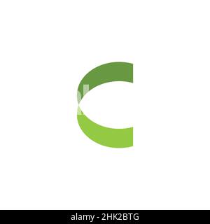 Colorful and attractive C logo design Stock Vector