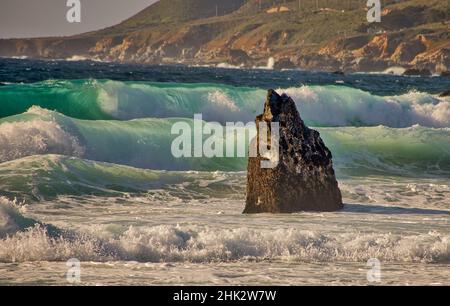 Garapata Beach, Carmel by the Sea, California. Stock Photo