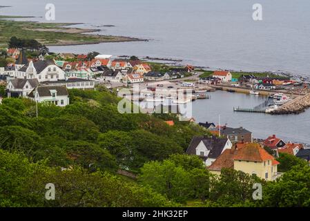 Sweden, Scania, Molle, town view Stock Photo