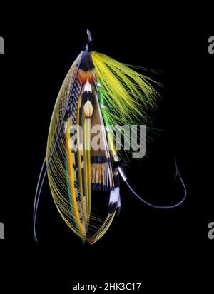 Atlantic salmon flies Stock Photo - Alamy