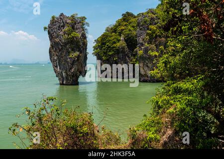 James Bond Island, featured in the movie 'The Man with the Golden Gun'. Stock Photo
