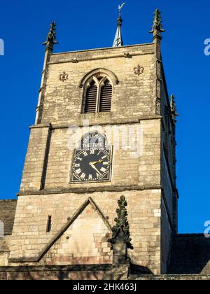 Parish church of St John in Knaresborough North Yorkshire England Stock Photo