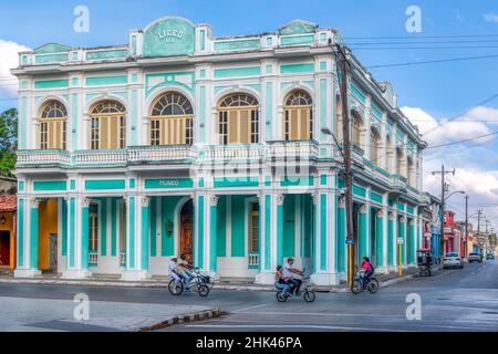 Facade and exterior architecture details in the Decorative Arts Museum. The 'Museo de Artes Decorativas' is a famous place and a major tourist attract Stock Photo