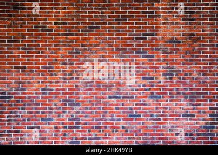 Empty brown brick wall background with texture and retro style for home or building decoration on vintage style Stock Photo