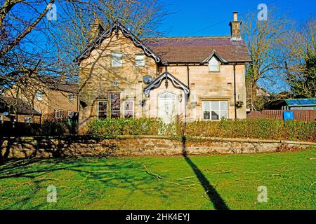 Ex Gainford Railway Station, Gainford, Stainmore Railway, County Durham, England Stock Photo