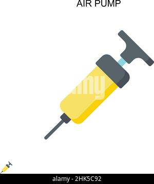 Air pump Simple vector icon. Illustration symbol design template for web mobile UI element. Stock Vector