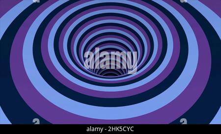 Seamless colorful abstract animation hole path in particle light element background texture pattern. Abstract motion animation in a color tunnel. Stock Photo
