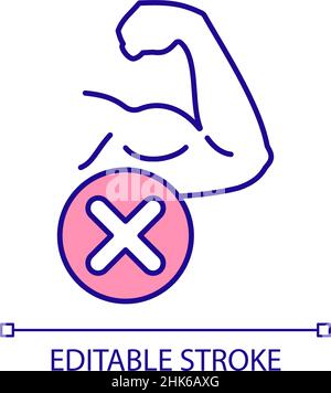Dont use force RGB color icon Stock Vector