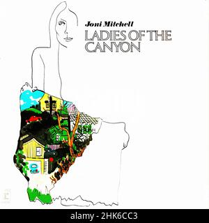 Vintage vinyl record cover - Mitchell, Joni - Ladies Of The Canyon