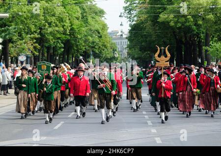 Vienna, Austria. June 02, 2012. Wind Music Festival in Vienna Stock Photo