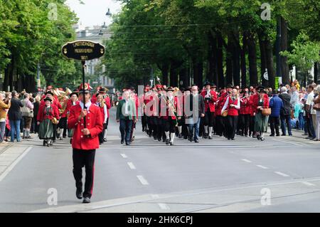 Vienna, Austria. June 02, 2012. Wind Music Festival in Vienna Stock Photo