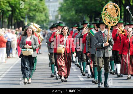 Vienna, Austria. June 02, 2012. Wind Music Festival in Vienna Stock Photo