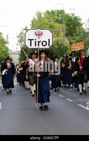 Vienna, Austria. June 02, 2012. Wind Music Festival in Vienna Stock Photo