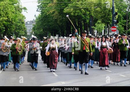 Vienna, Austria. June 02, 2012. Wind Music Festival in Vienna Stock Photo