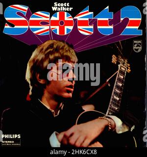 Vintage vinyl record cover - Walker, Scott - Scott 2 - D - 1968 Stock Photo