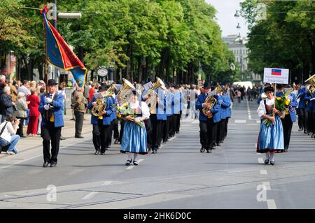 Vienna, Austria. June 02, 2012. Wind Music Festival in Vienna Stock Photo