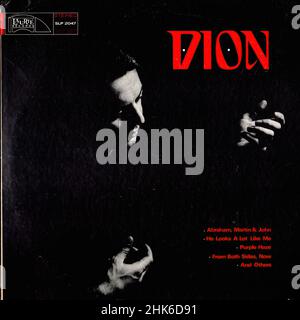 Vintage vinyl record cover - Dion - Dion - US - 1968 Stock Photo