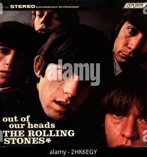 ROLLING STONES Out of our Heads - Vintage vinyl album cover Stock 