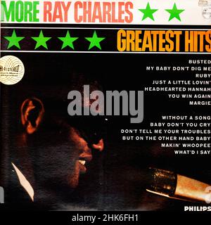 Vintage vinyl record cover - Charles, Ray - More Greatest Hits - D - 1967 Stock Photo