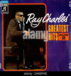 Vintage vinyl record cover - Charles, Ray - Greatest Hits Vol.2 - D - 1968 Stock Photo