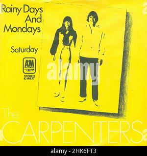 Carpenters – Rainy Days And Mondays/Saturday - 7" 45RPM 1971