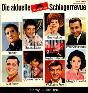 Vintage vinyl record cover -  Various  Artists - ...Schlagerrevue - D Stock Photo