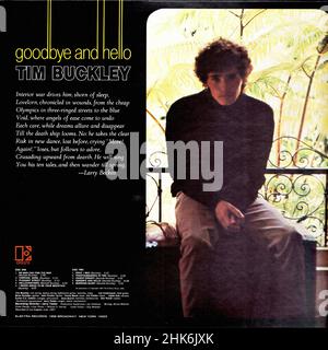 Vintage vinyl record cover - Buckley, Tim - Goodbye And Hello - D - 1967- Issue 1978 00001 Stock Photo