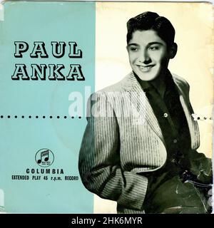 未使用 Paul Anka Vintage Years 1957 - 1961 vintage-vinyl-record-cover-