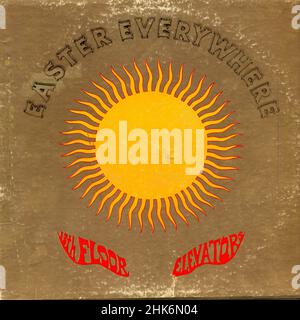 Vintage vinyl record cover - 13th Floor Elevators - Easter Everywhere - US - 1967 Stock Photo