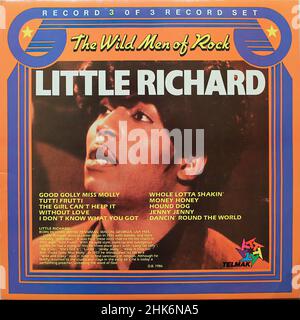 Vintage vinyl record cover -  Little Richard Stock Photo