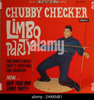 Vintage vinyl record cover -  Chubby Checker - Limbo Party Stock Photo