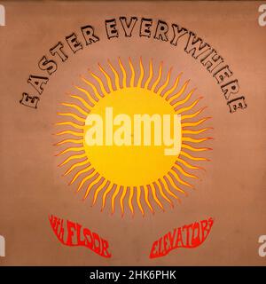 Vintage vinyl record cover -  13th Floor Elevators, The - Easter Everywhere - Radar RAD 15 - UK - 1979 Stock Photo