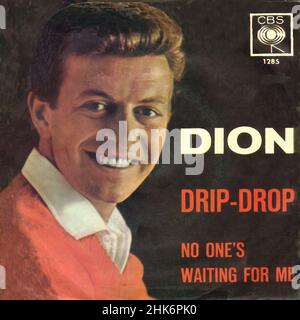 Vintage vinyl record cover - Dion - Drip Drop - 1963 Stock Photo