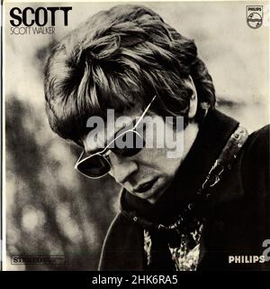 Vintage vinyl record cover - Walker, Scott - Scott - NL-D - 1967 Stock Photo