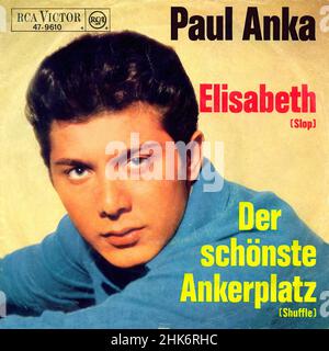 Vintage vinyl record cover - Anka, Paul - Elisabeth - D - 1965 Stock Photo