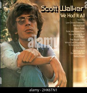 Vintage vinyl record cover - Walker, Scott - We Had It All - UK - 1974 02 Stock Photo