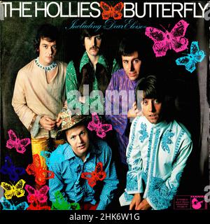 Vintage vinyl record cover -  Hollies, The - Butterfly - D - 1968 Stock Photo