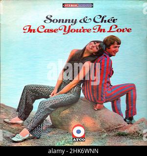 Vintage vinyl record cover - Sonny & Cher - In Case You're In