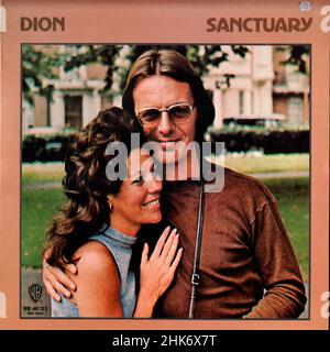 Vintage vinyl record cover - Dion - Sanctuary - D - 1971 Stock Photo